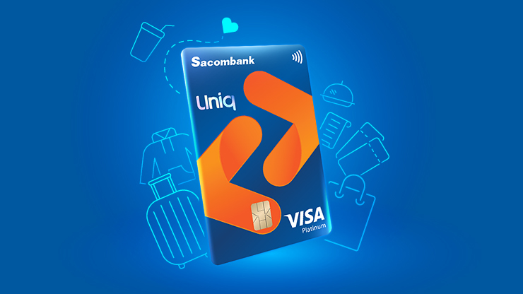 Nhận ưu đãi mỗi ngày khi chi tiêu qua thẻ Sacombank Visa 